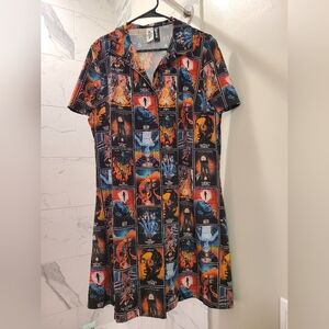 Blackmilk Stranger Things Posters Dress Size L
